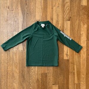 Sunguard Kids Green Rashguard